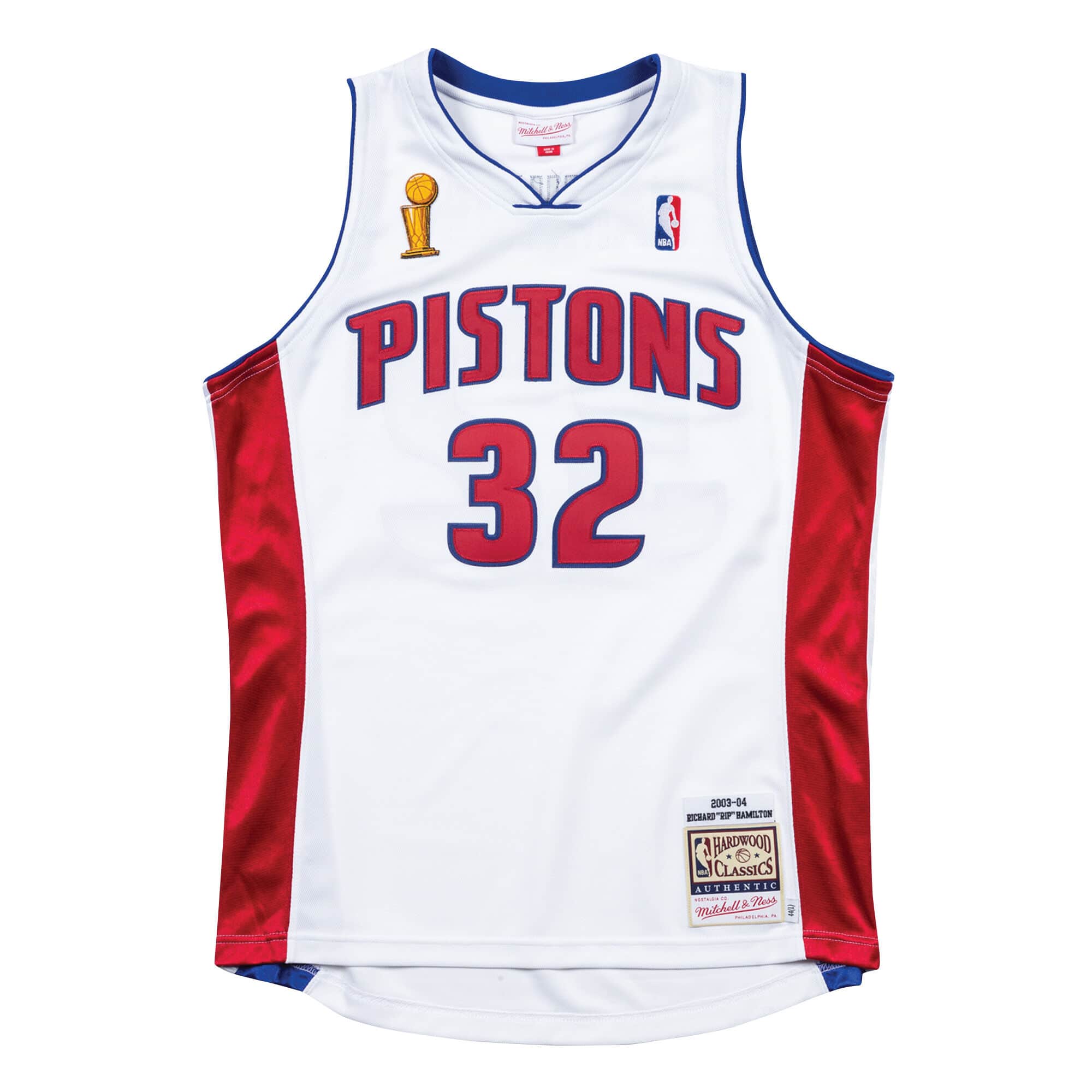 Authentic Jersey Detroit Pistons Home Finals 2003-04 Richard Hamilton