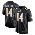 Men s Nike Kyle Hamilton Black Baltimore Ravens Player Game Jersey
