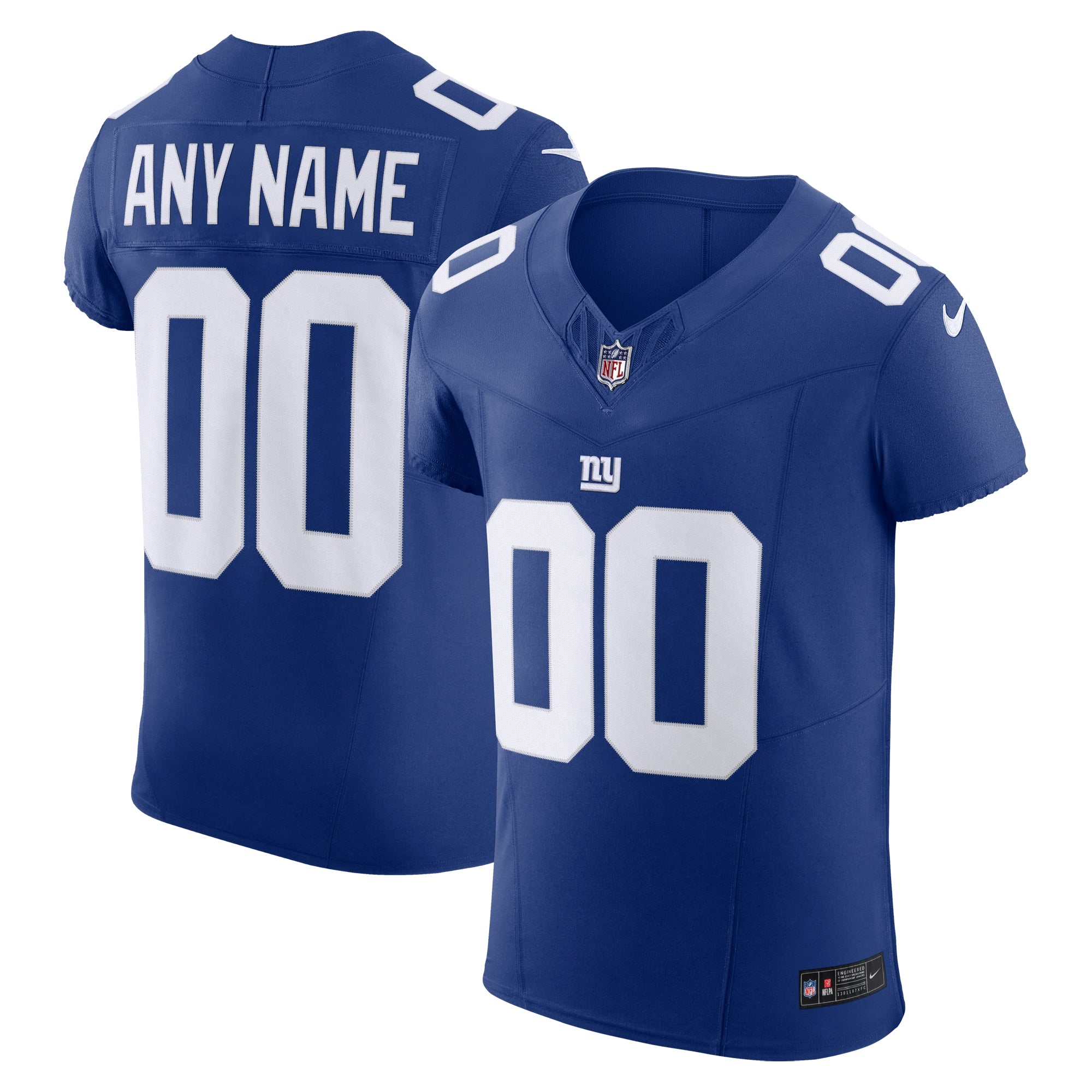 New York Giants Nike Vapor F.U.S.E. Elite Custom Jersey Royal