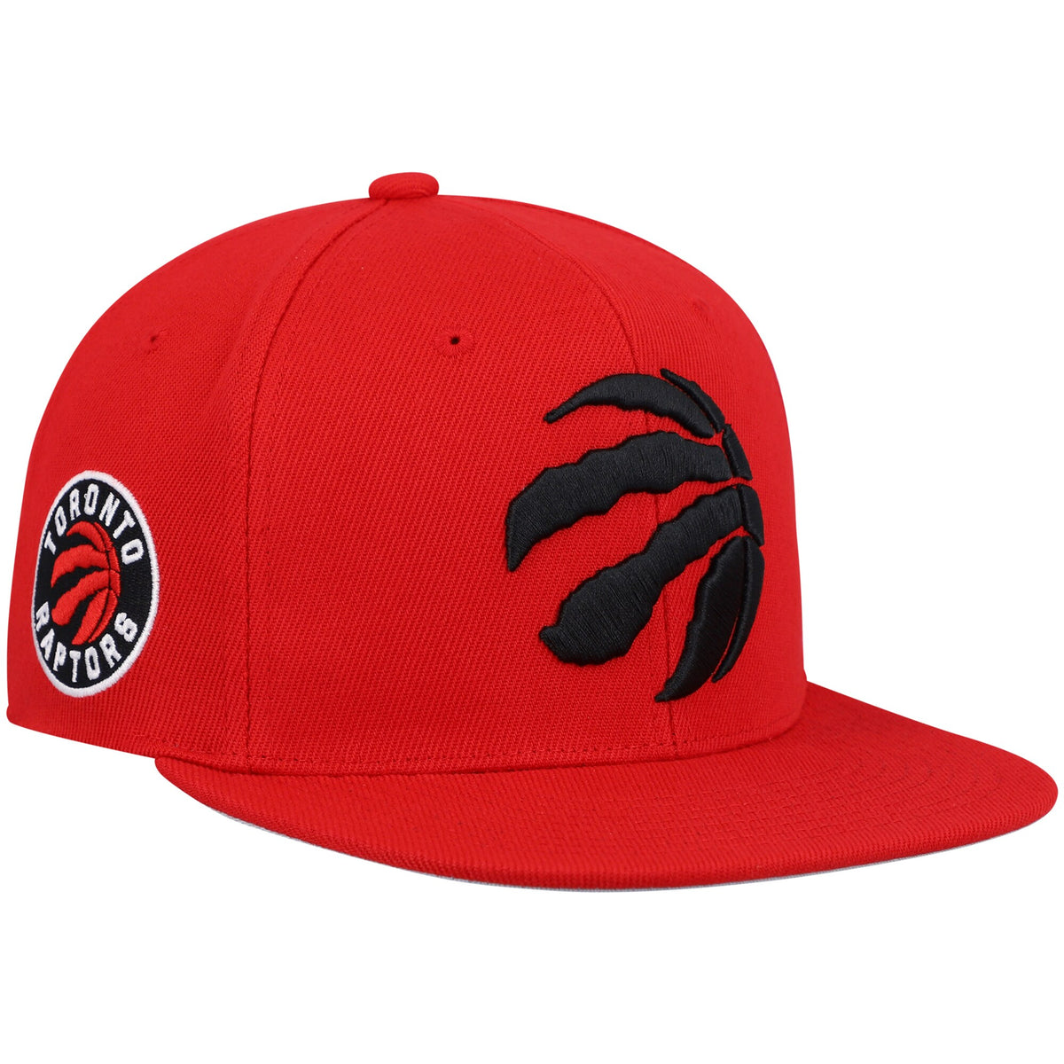 Toronto Raptors Mitchell & Ness Core Side Snapback Hat - Red