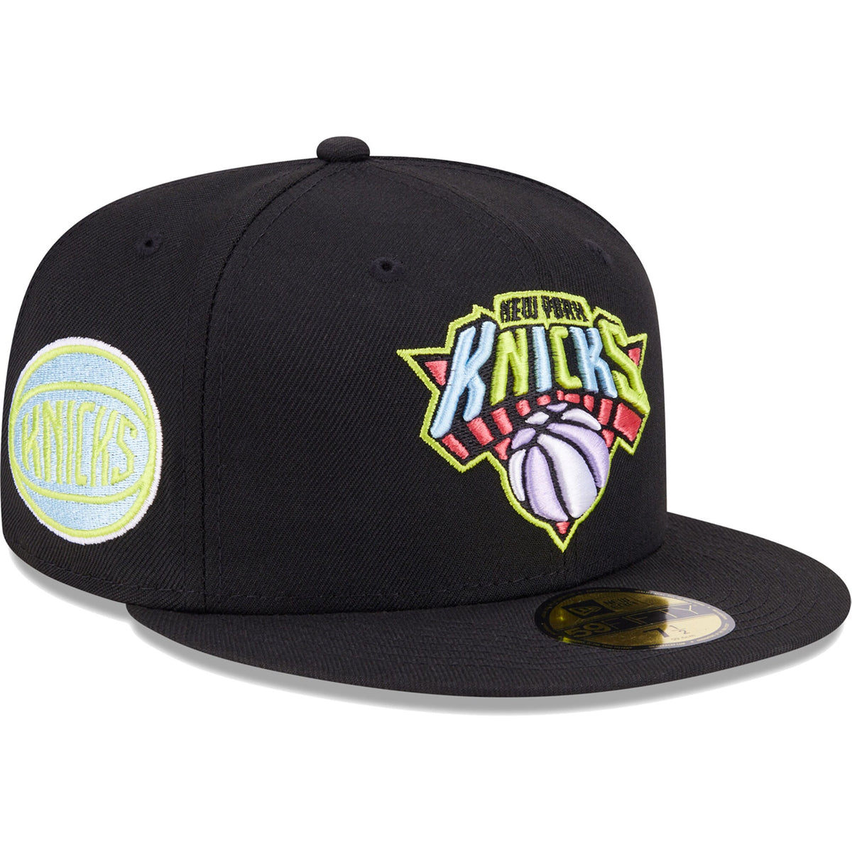 New York Knicks New Era Color Pack 59FIFTY Fitted Hat - Black