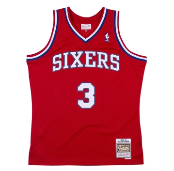 Men's Allen Iverson Philadelphia 76ers 2000-2001 Swingman Replica Jersey By Mitchell & Ness