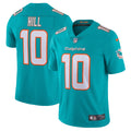 Men s Nike Tyreek Hill Aqua Miami Dolphins Team Vapor Limited Jersey