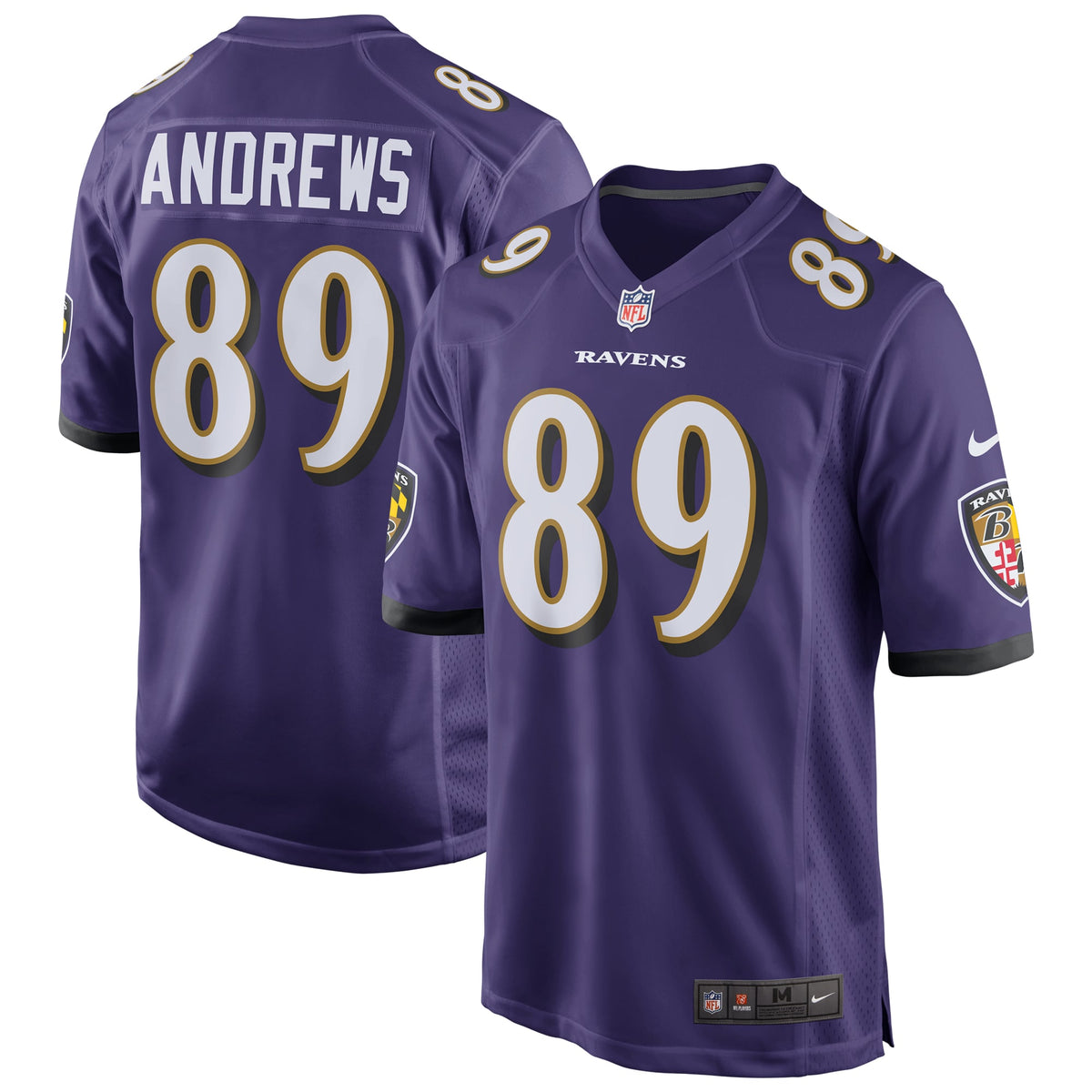 Mark Andrews Baltimore Ravens Nike Game Jersey   Purple