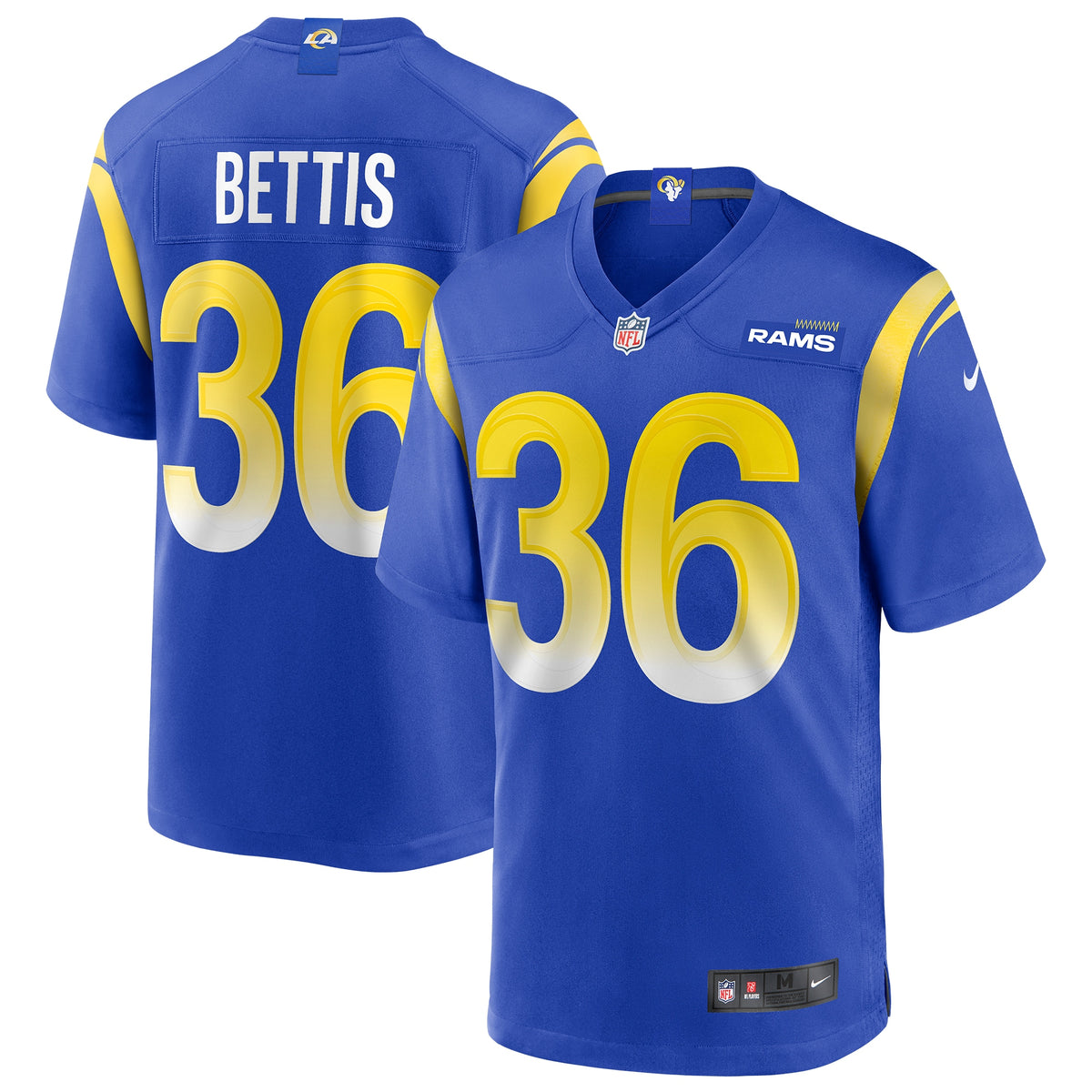Jerome Bettis Los Angeles Rams Nike Game Retired Player Jersey   Royal