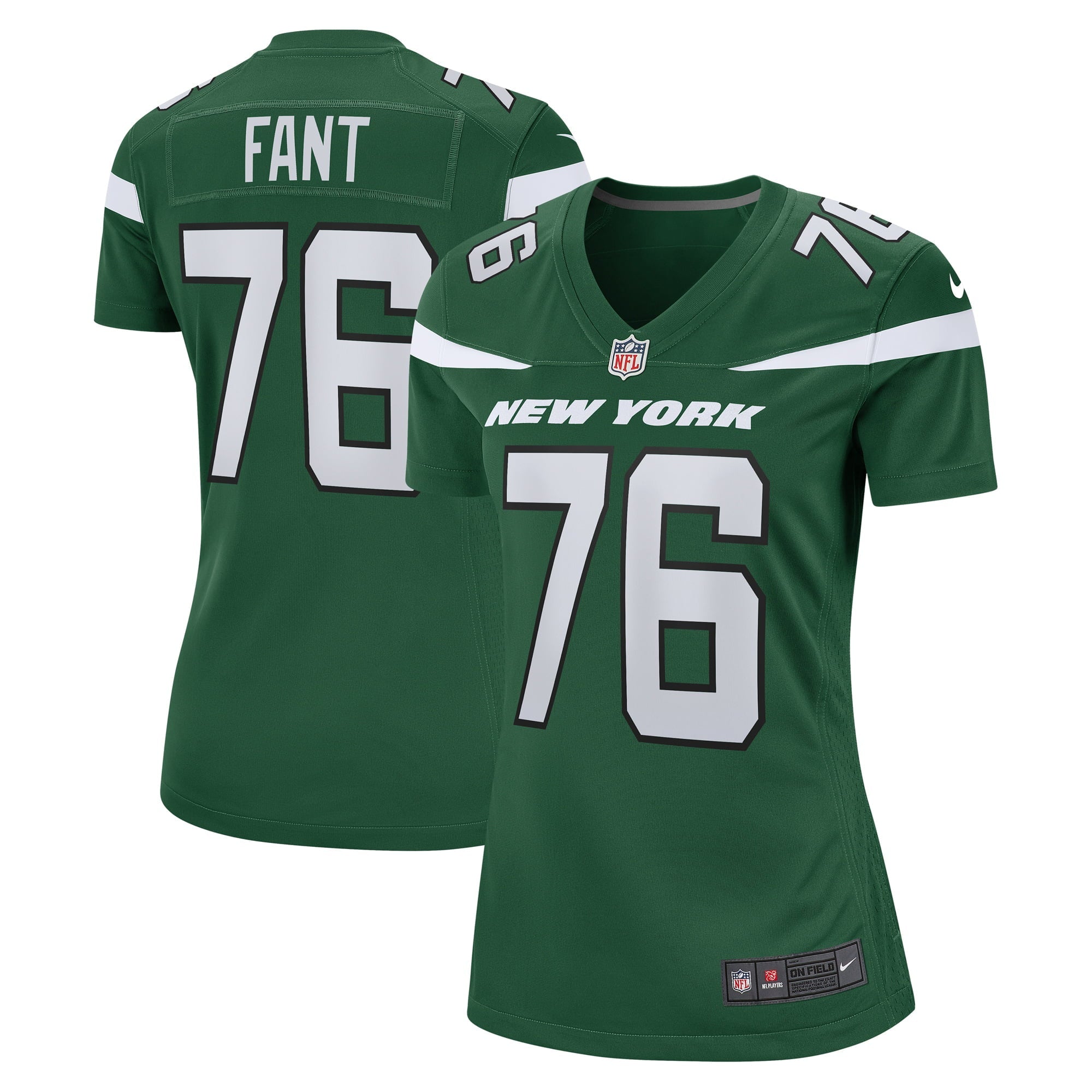 Women s Nike George Fant Gotham Green New York Jets Game Jersey