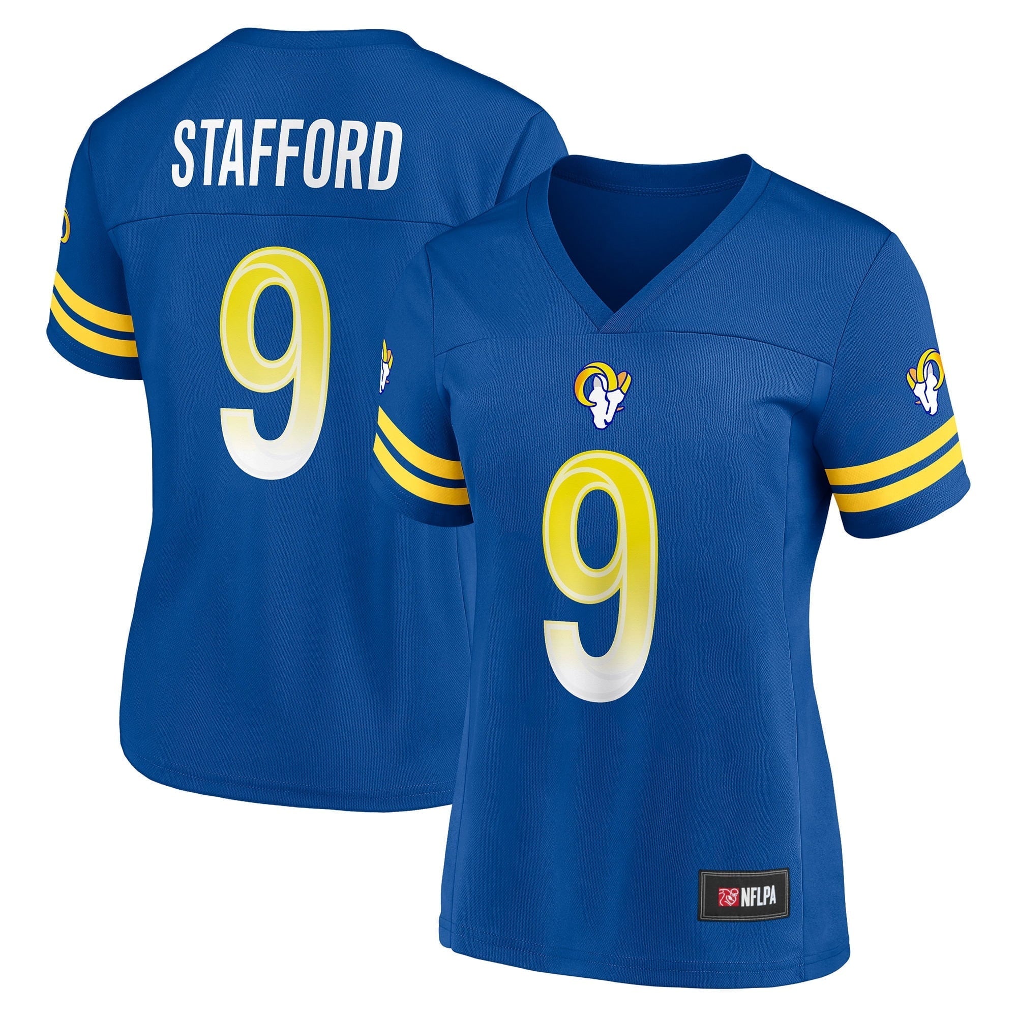 Women s Fanatics Branded Matthew Stafford Royal Los Angeles Rams Game Time Player Jersey
