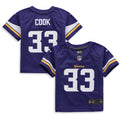 Dalvin Cook Minnesota Vikings Nike Toddler Player Game Jersey   Purple