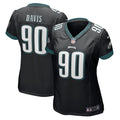 Women s Philadelphia Eagles Jordan Davis Game Jersey   Black
