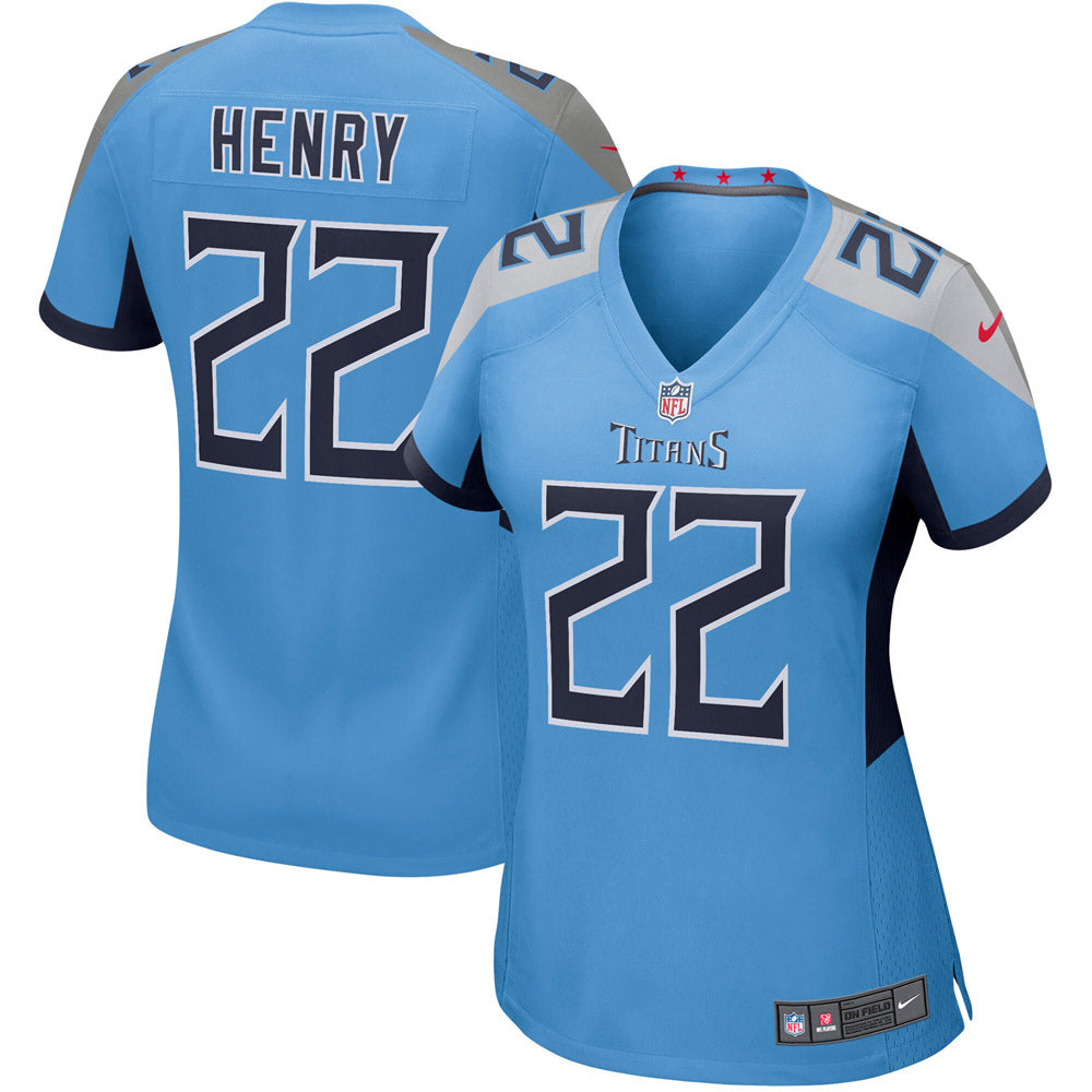 Women s Tennessee Titans Derrick Henry Game Jersey Light Blue