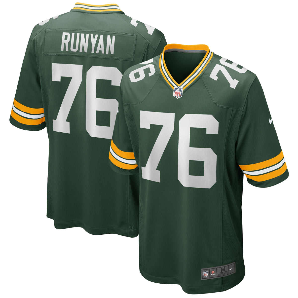 Jon Runyan Green Bay Packers Nike Player Game Jersey   Green