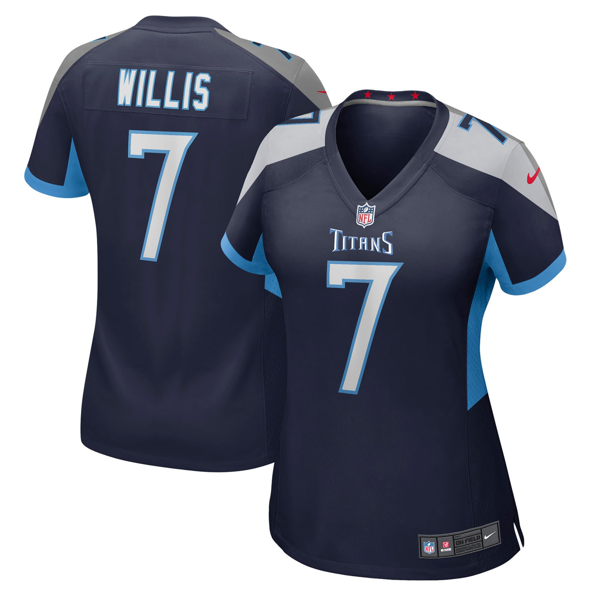 Malik Willis Tennessee Titans Nike Women s Player Game Jersey   Navy