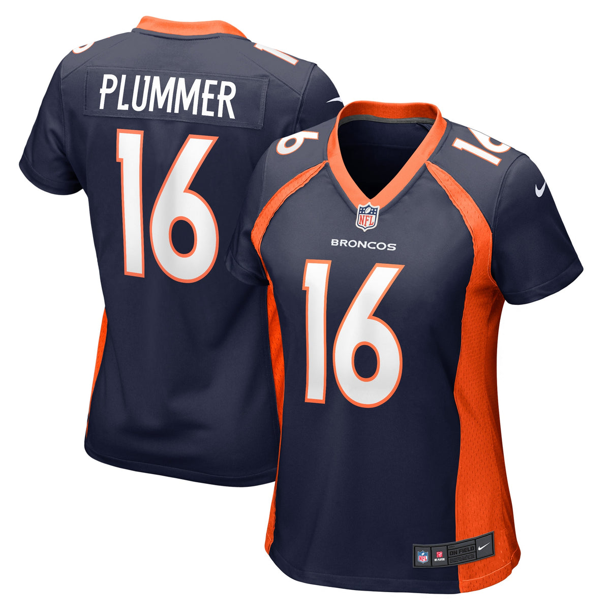 Jake Plummer Denver Broncos Nike Women s Retired Player Jersey   Navy