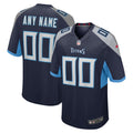 Tennessee Titans Nike Custom Jersey   Navy