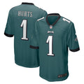 Jalen Hurts Philadelphia Eagles Nike Player Jersey   Midnight Green
