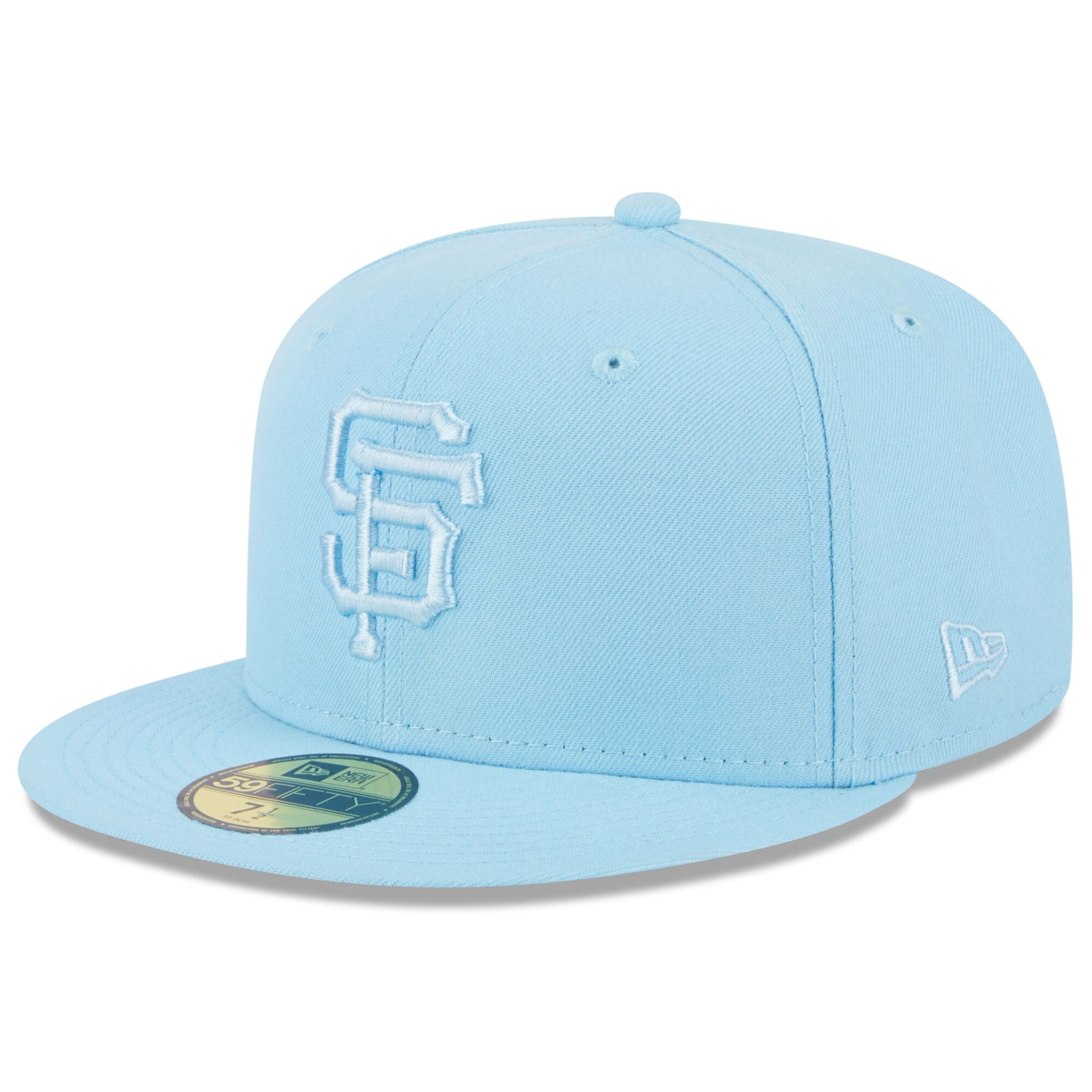 San Francisco Giants New Era 2023 Spring Color Basic 59FIFTY Fitted Hat - Light Blue