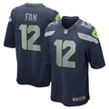 Men s Nike 12s College Navy Seattle Seahawks Game Jersey