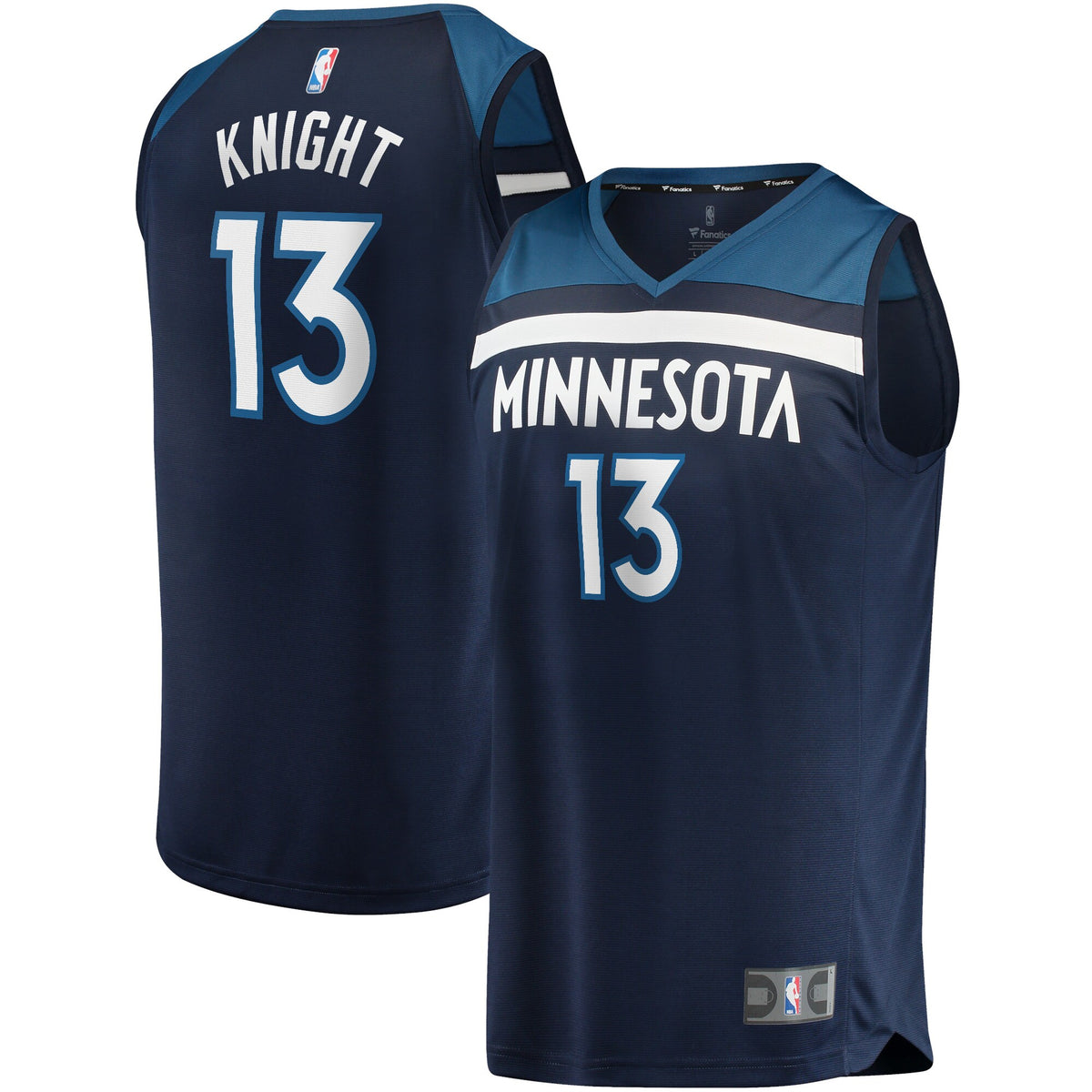 Nathan Knight Minnesota Timberwolves Fanatics Branded 2021/22 Fast Break Replica Jersey - Icon Edition - Navy