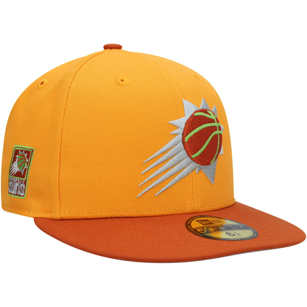 Phoenix Suns New Era 59FIFTY Fitted Hat - Gold/Rust