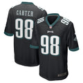 Jalen Carter Philadelphia Eagles Nike Alternate Team Game Jersey   Black