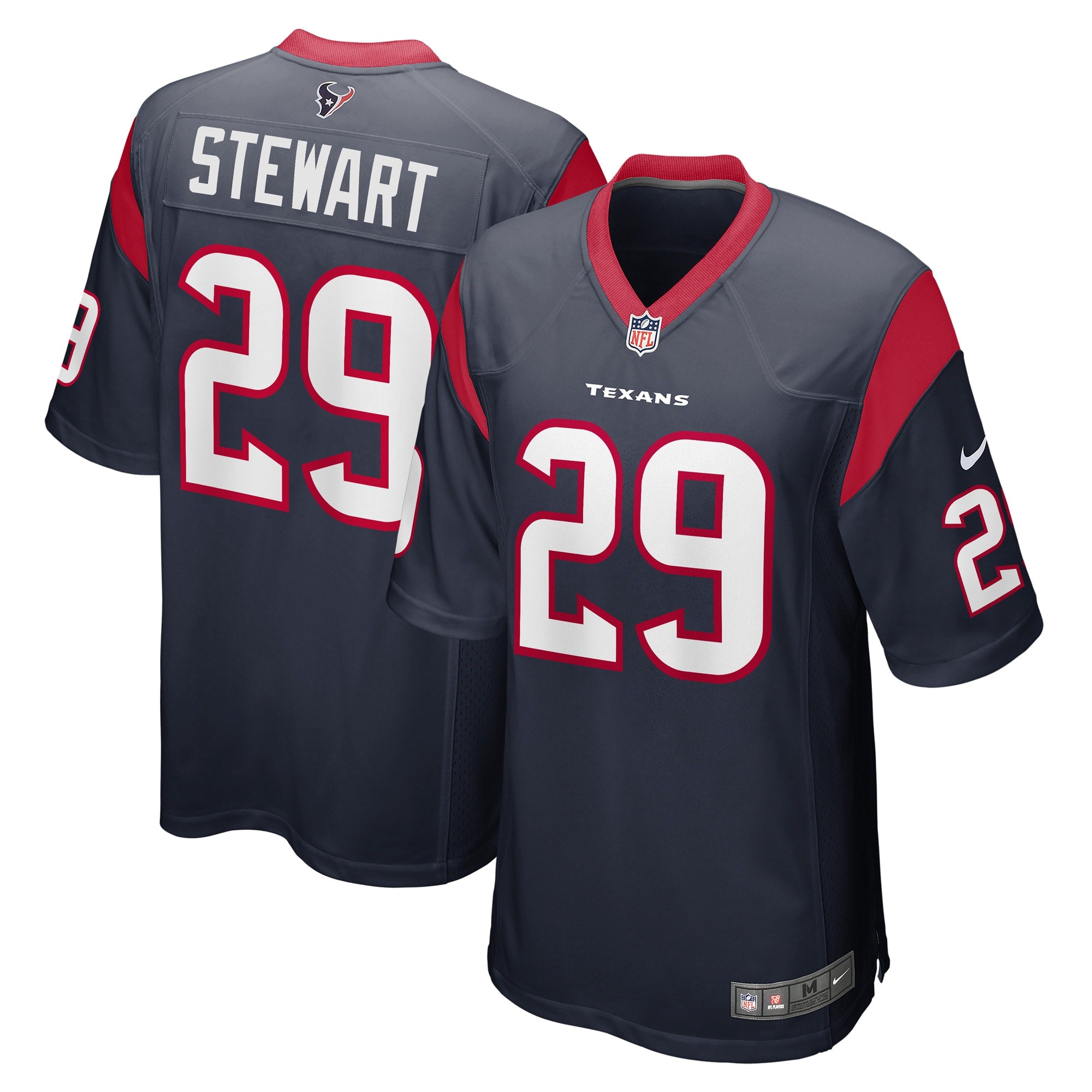 M.J. Stewart Houston Texans Nike Game Player Jersey   Navy