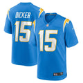 Men s Nike Cameron Dicker Powder Blue Los Angeles Chargers Game Player Jersey