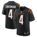 Men s Nike Drue Chrisman Black Cincinnati Bengals Game Jersey