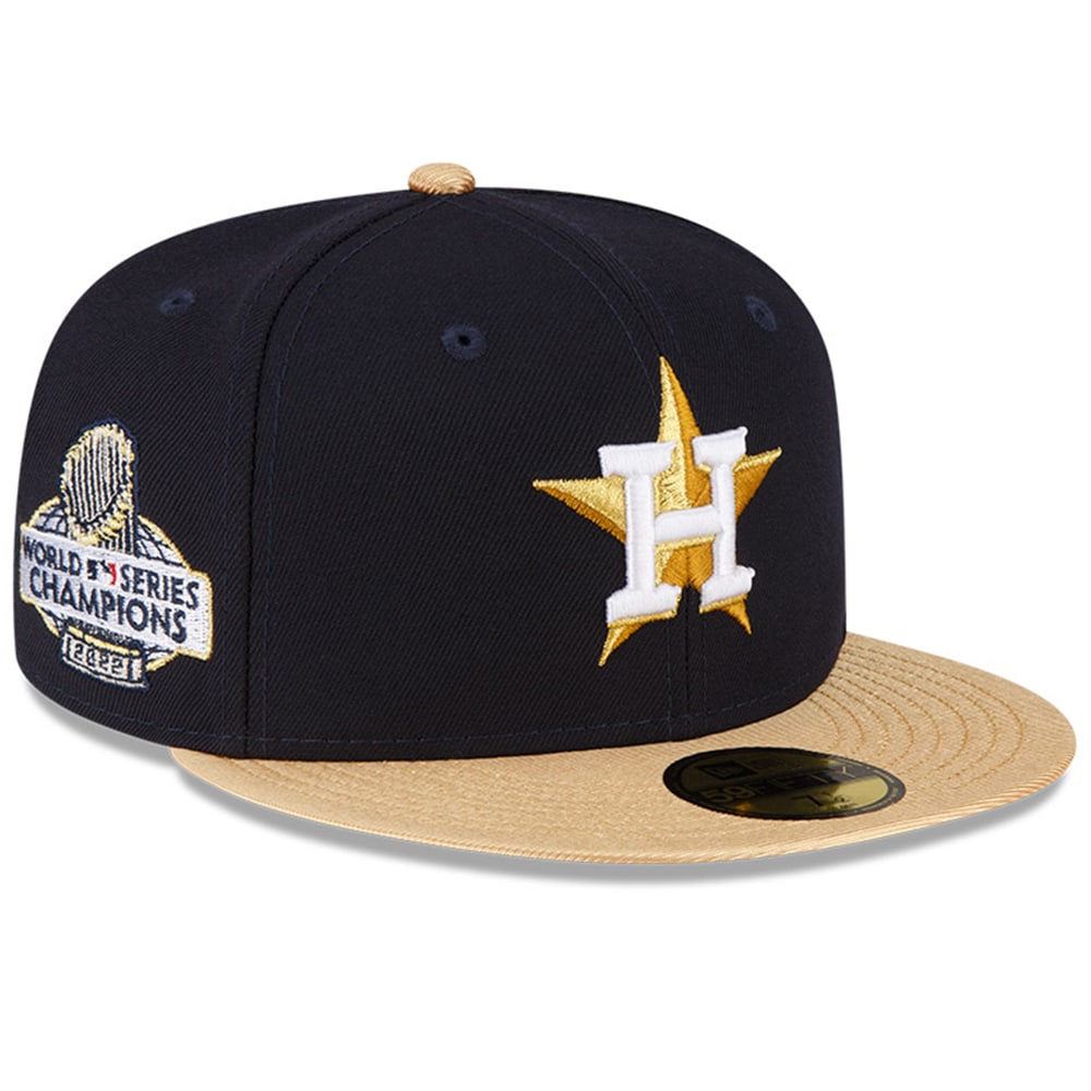 Houston Astros New Era 2023 Gold Collection 59FIFTY Fitted Hat - Navy