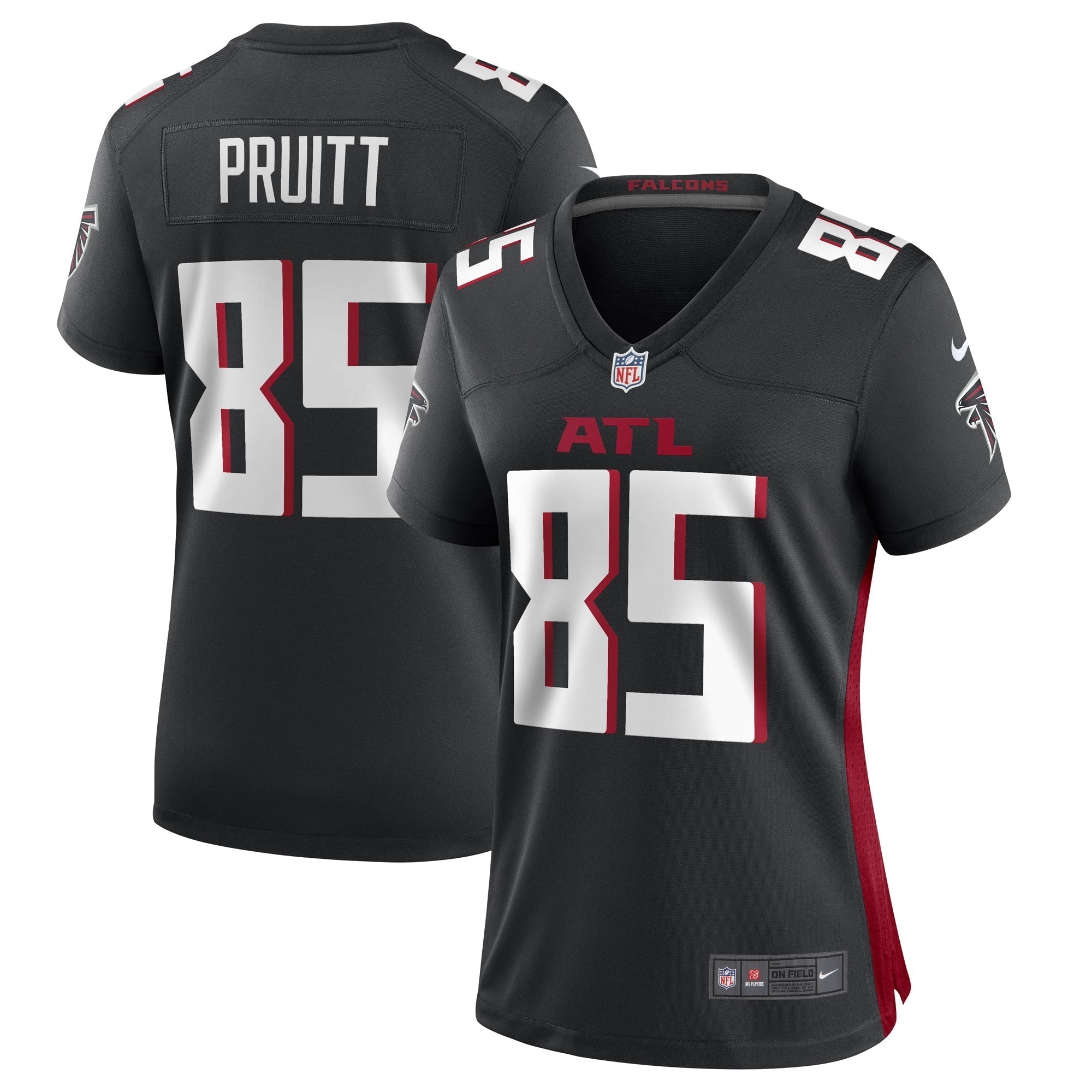 Women s Nike MyCole Pruitt Black Atlanta Falcons Game Player Jersey