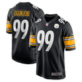 Men s Nike Larry Ogunjobi Black Pittsburgh Steelers Game Player Jersey