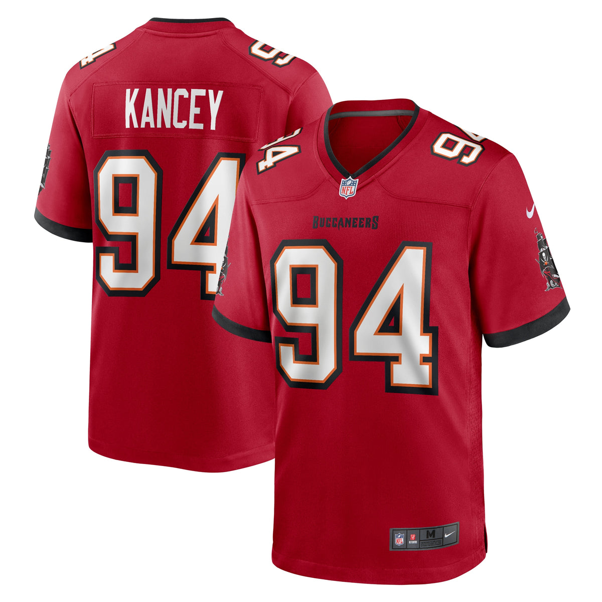 Calijah Kancey Tampa Bay Buccaneers Nike 2023 NFL Draft First Round Pick Game Jersey   Red