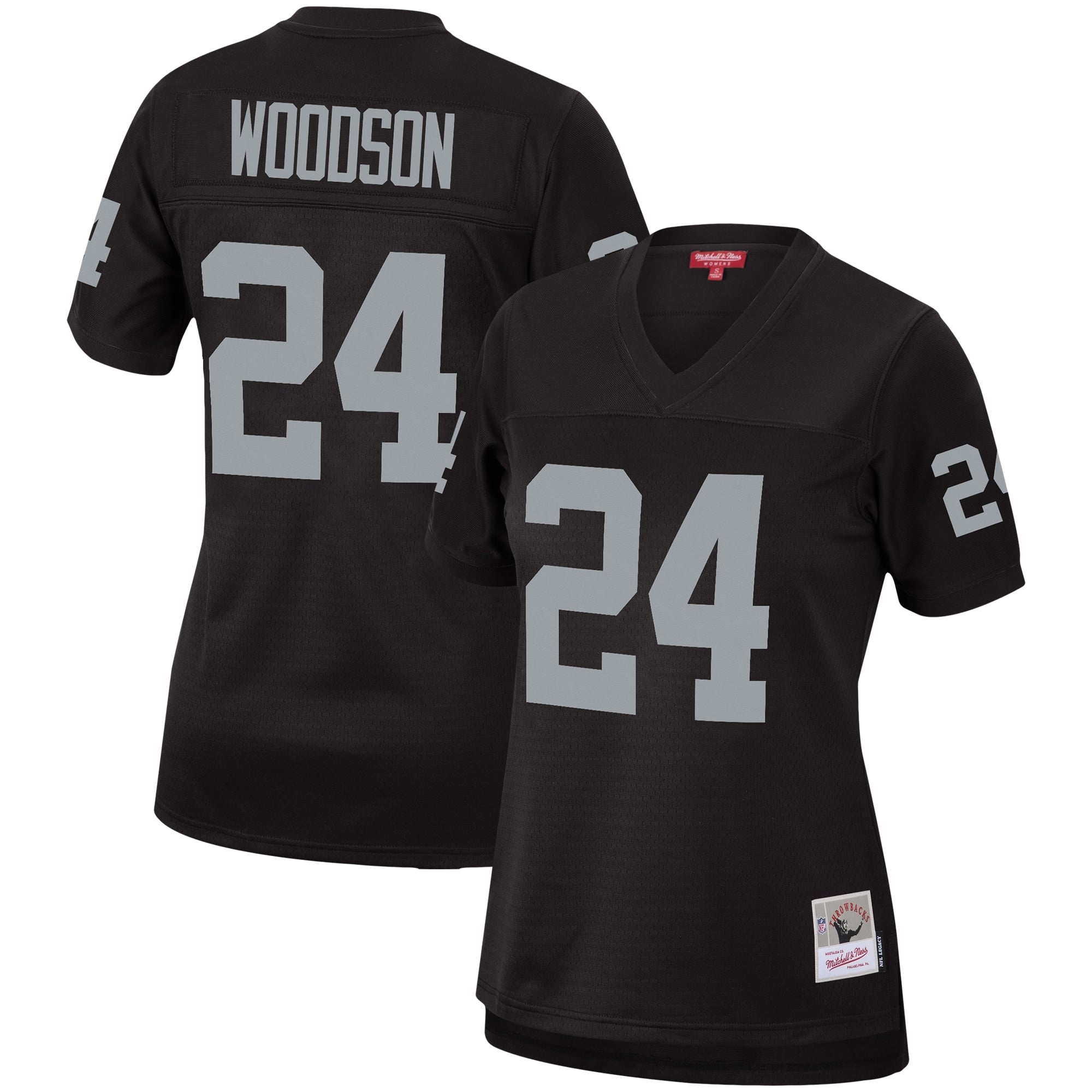 Charles Woodson Las Vegas Raiders Mitchell   Ness Women s Legacy Replica Team Jersey   Black