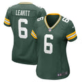 Women s Nike Dallin Leavitt Green Green Bay Packers Game Player Jersey