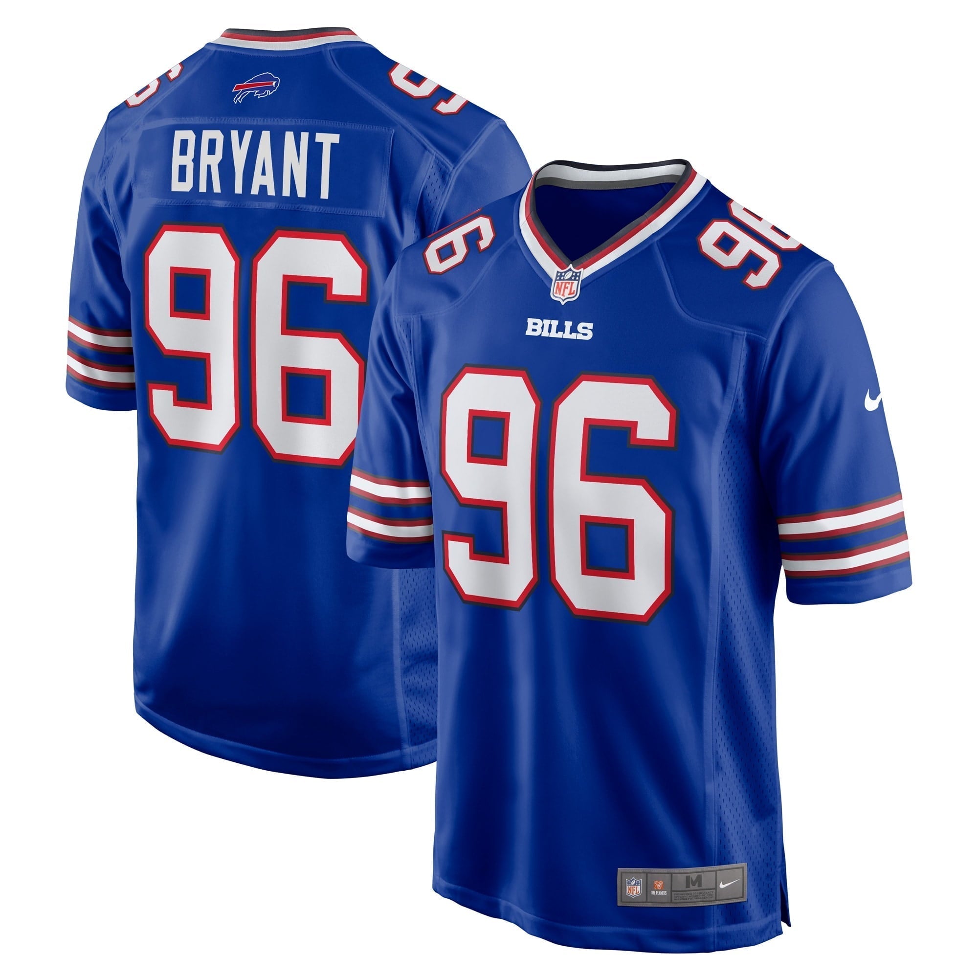 Men s Nike Brandin Bryant Royal Buffalo Bills Home Game Player Jersey