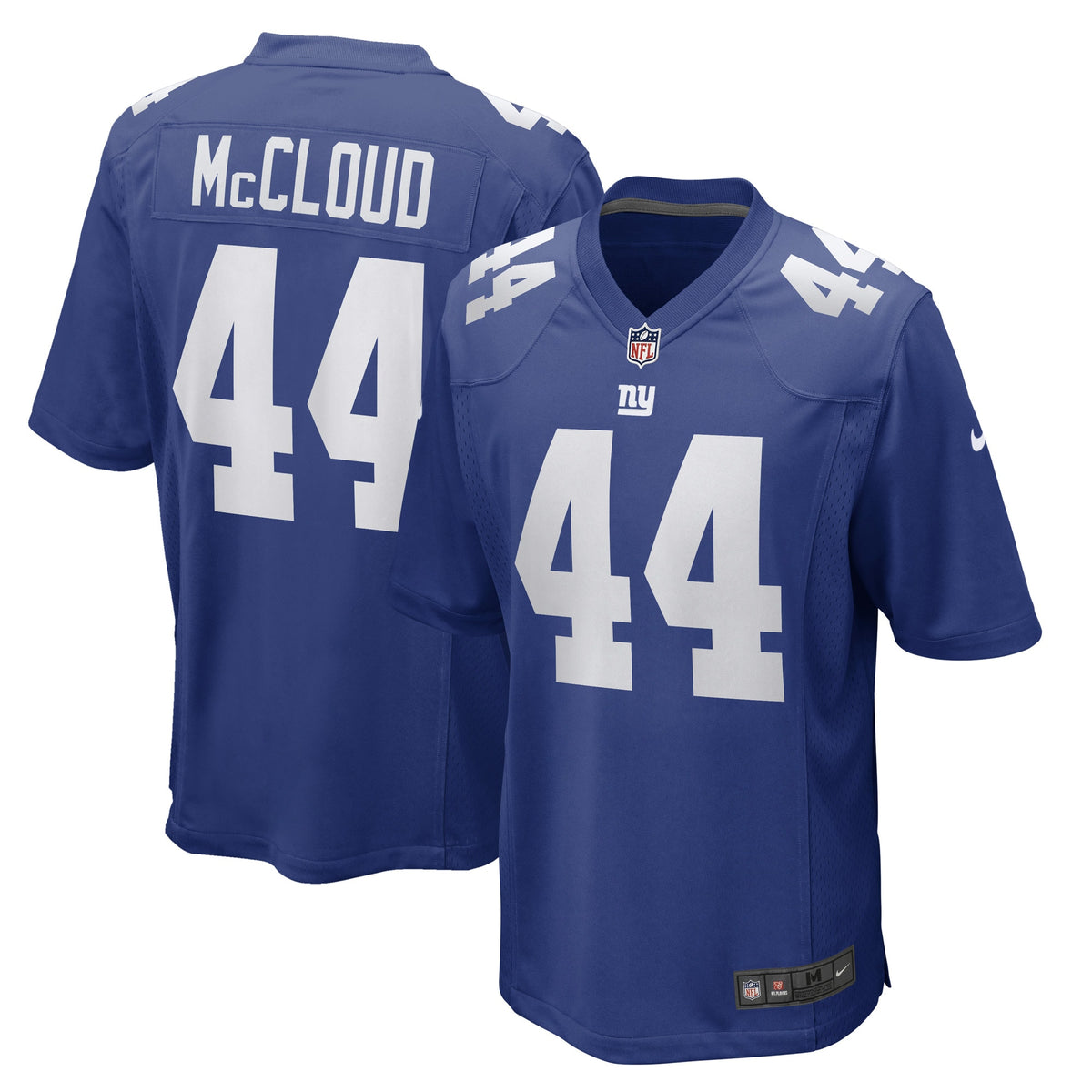 Nick McCloud New York Giants Nike Game Player Jersey Royal