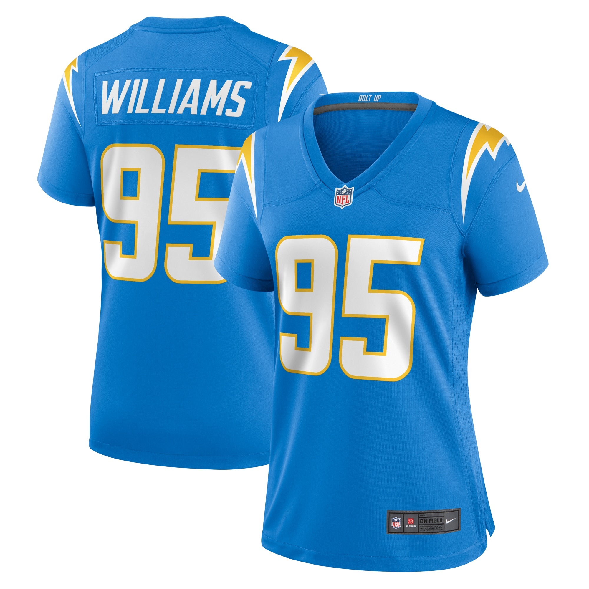 Nicholas Williams Los Angeles Chargers Nike Women s Team Game Jersey    Powder Blue