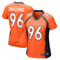 Women s Nike Eyioma Uwazurike Orange Denver Broncos Game Player Jersey