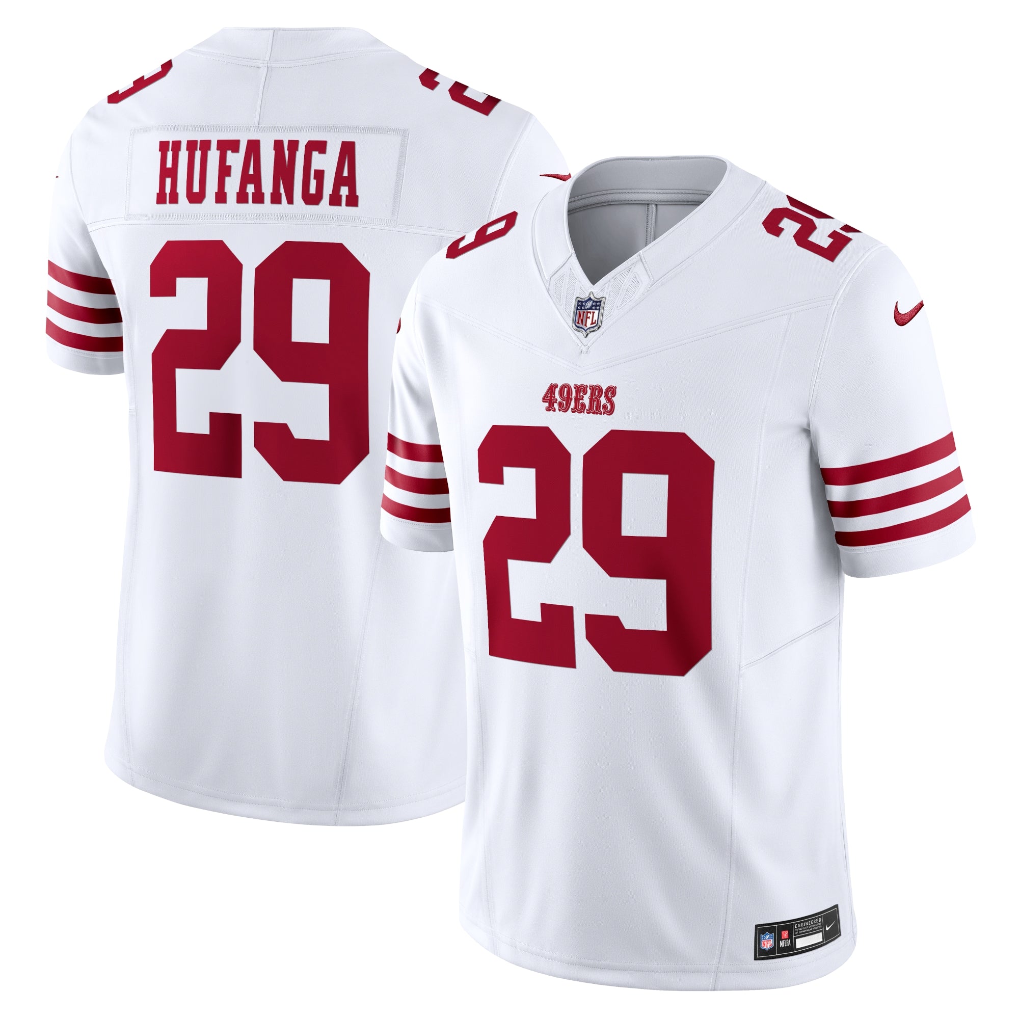 Talanoa Hufanga San Francisco 49ers Nike Vapor F.U.S.E. Limited Jersey   White