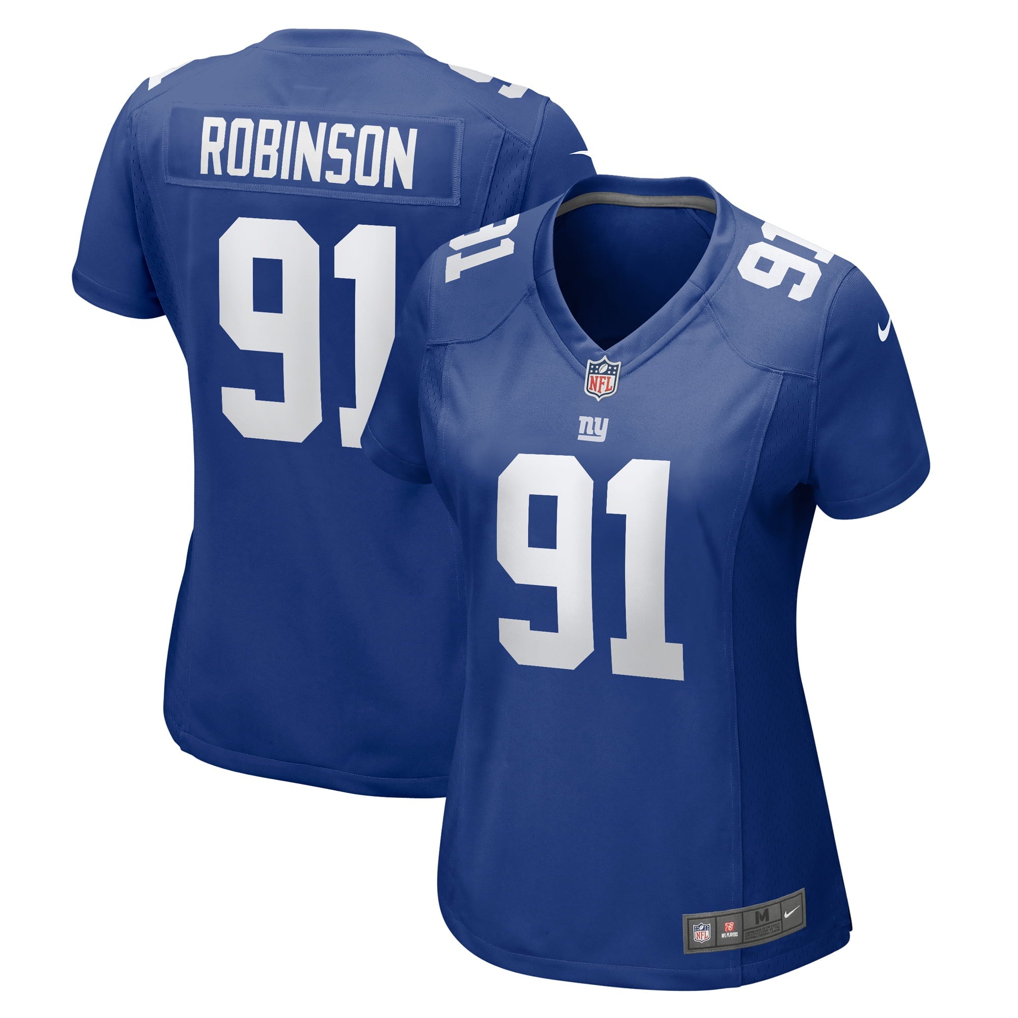 Women s Nike A Shawn Robinson Royal New York Giants Team Game Jersey