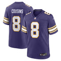 Kirk Cousins Minnesota Vikings Nike Classic Player Game Jersey   Purple