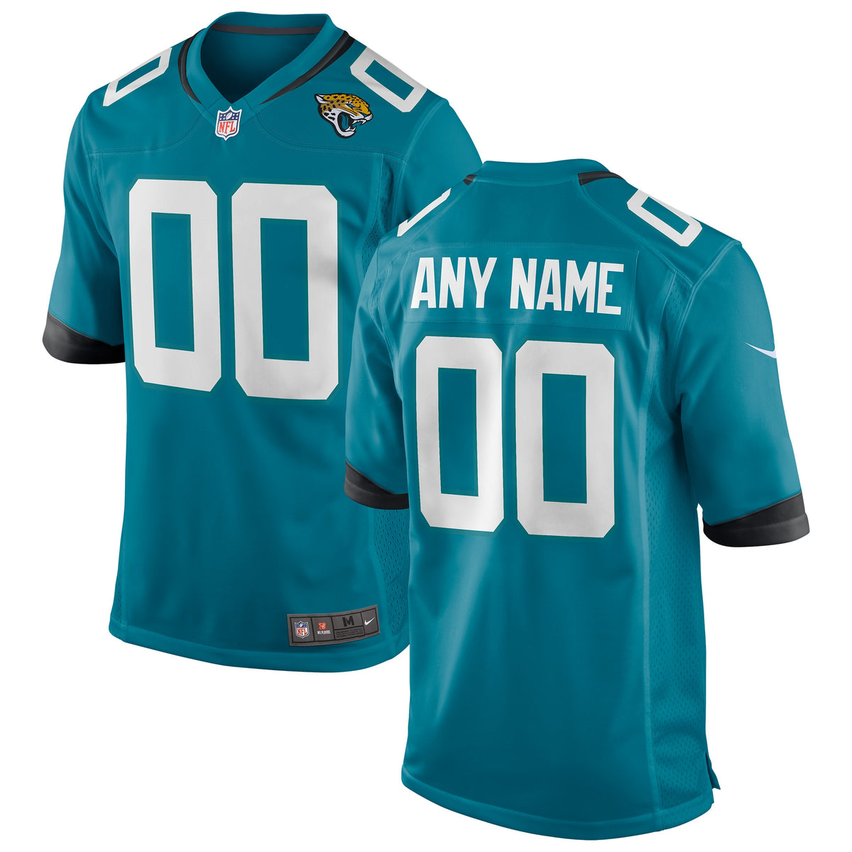 Jacksonville Jaguars Nike Alternate Custom Game Jersey   Teal