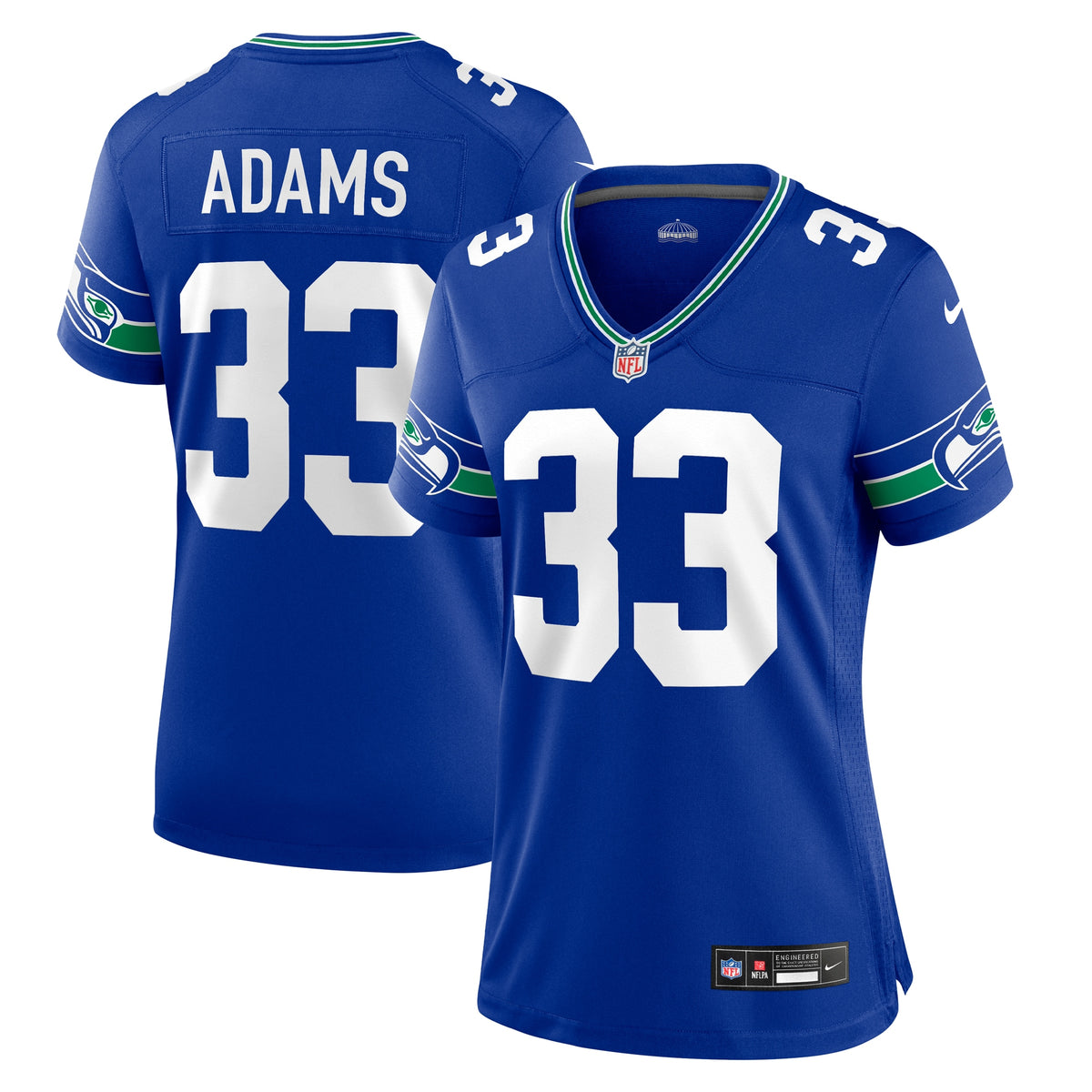 Jamal Adams Seattle Seahawks Nike Women s Throwback Player Game Jersey Royal
