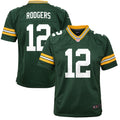 Aaron Rodgers Green Bay Packers Nike Youth Game Jersey   Green