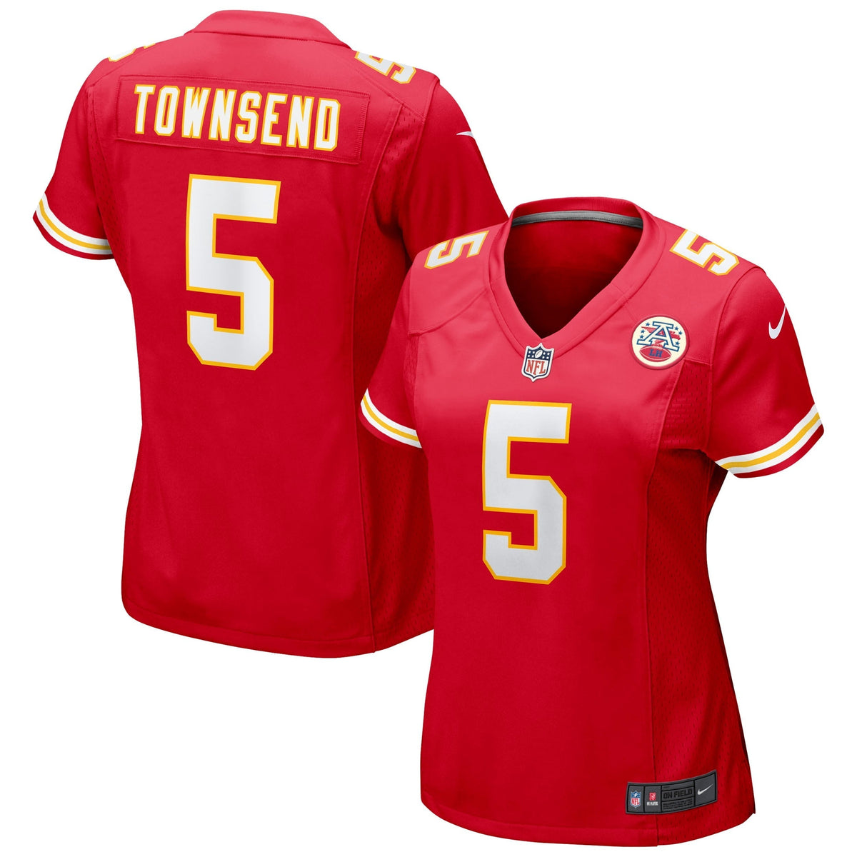 Women s Nike Tommy Townsend Red Kansas City Chiefs Game Jersey