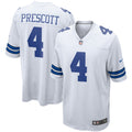 Dak Prescott Dallas Cowboys Nike Game Team Jersey   White