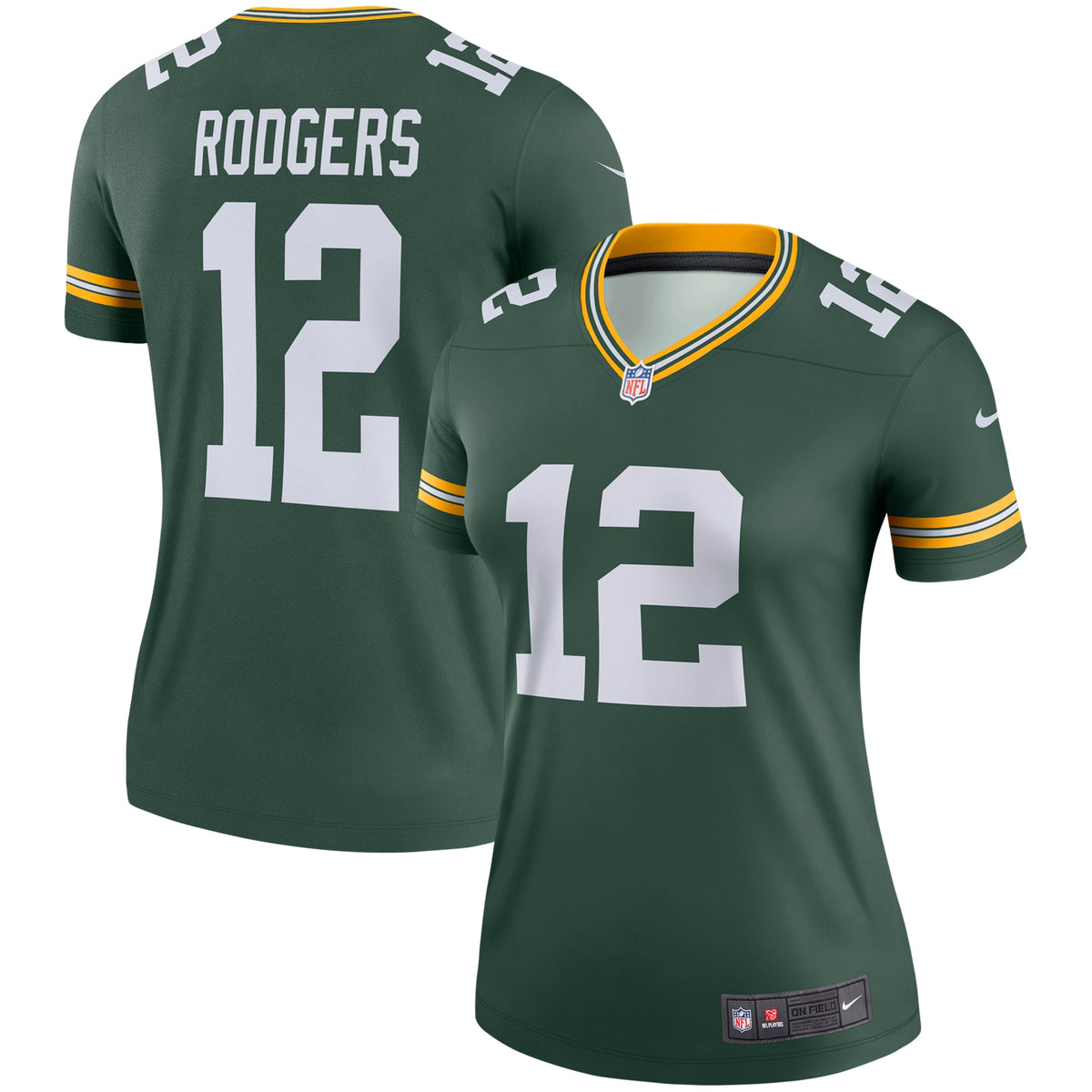 Aaron Rodgers Green Bay Packers Nike Women s Legend Jersey   Green