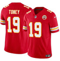 Men s Kansas City Chiefs #19 Kadarius Toney Red 2023 Vapor Untouchable Limited Football Stitched Jerseys