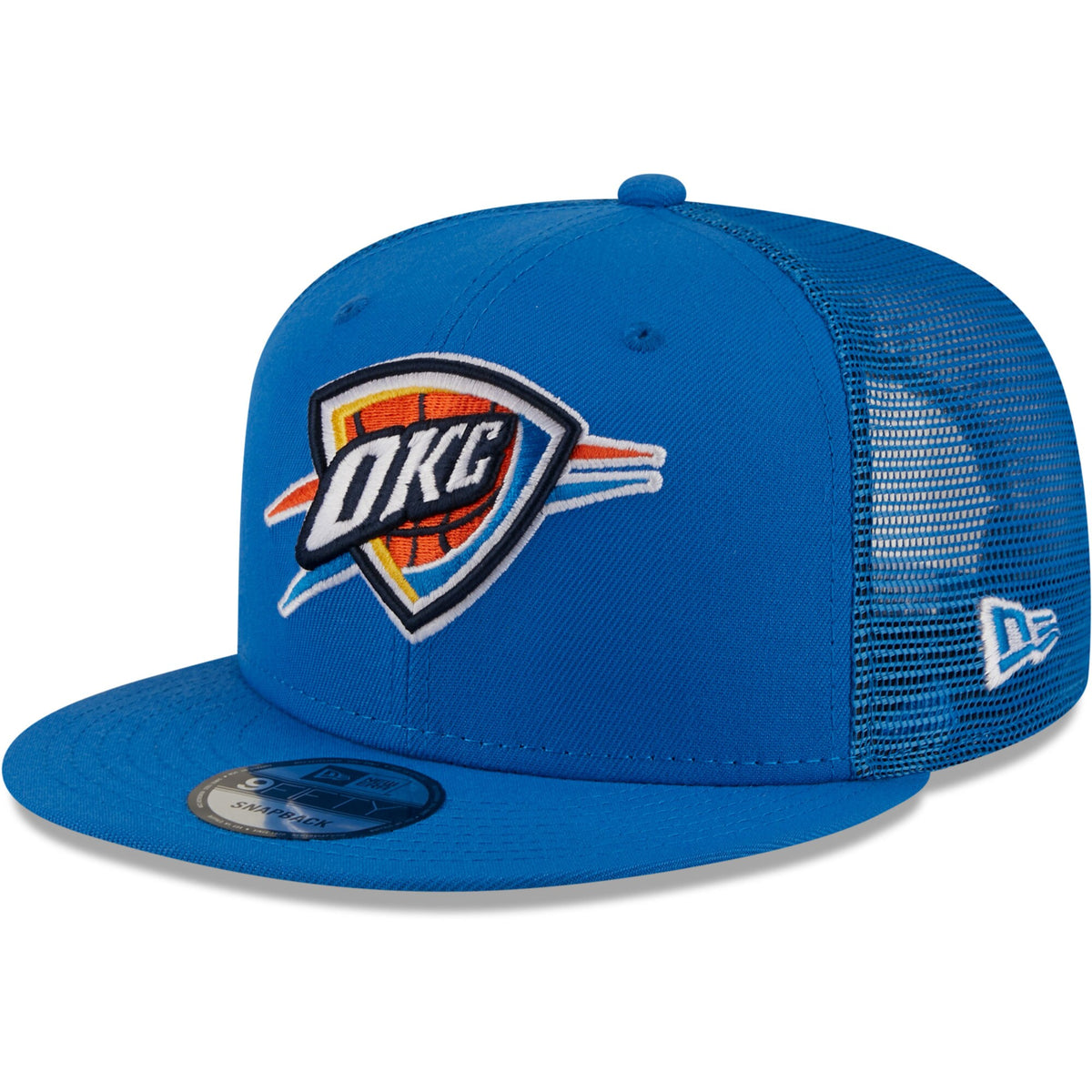 Oklahoma City Thunder New Era Classic Trucker 9FIFTY Snapback Hat - Blue
