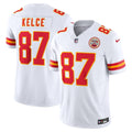 Men s Nike Travis Kelce White Kansas City Chiefs Vapor F.U.S.E. Limited Jersey