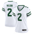 Zach Wilson New York Jets Nike Women s Player Jersey   White